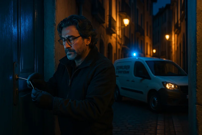 Franck, serrurier SDP66 en intervention a Perpignan